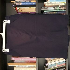 Navy Pencil Skirt